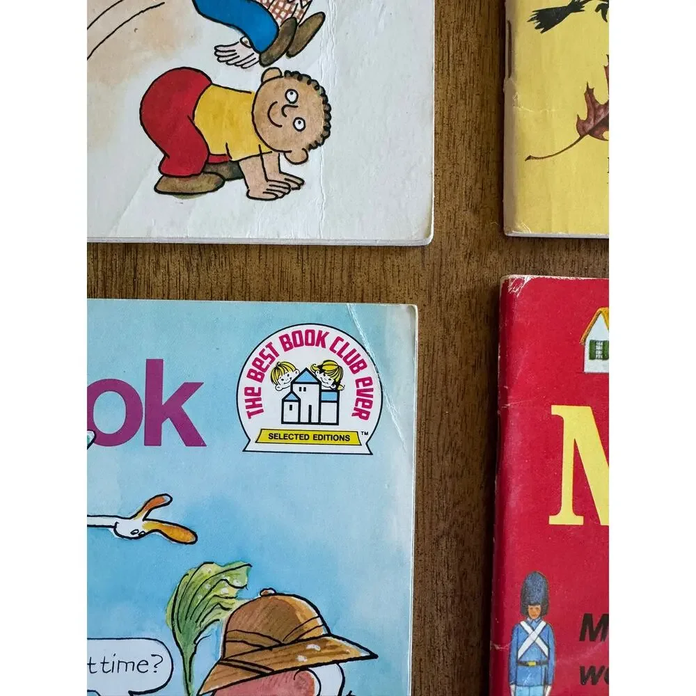 Vintage Early Learning Book Lot Reading Vocabulary Dictionary Riddles 1970s